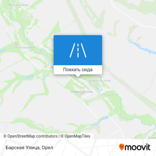 Карта Барская Улица