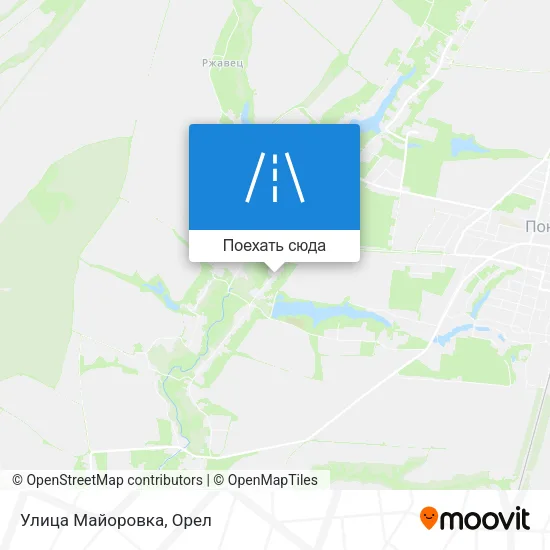 Карта Улица Майоровка