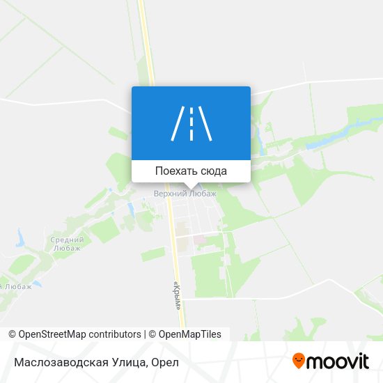 Карта Маслозаводская Улица