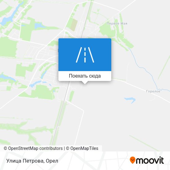Карта Улица Петрова
