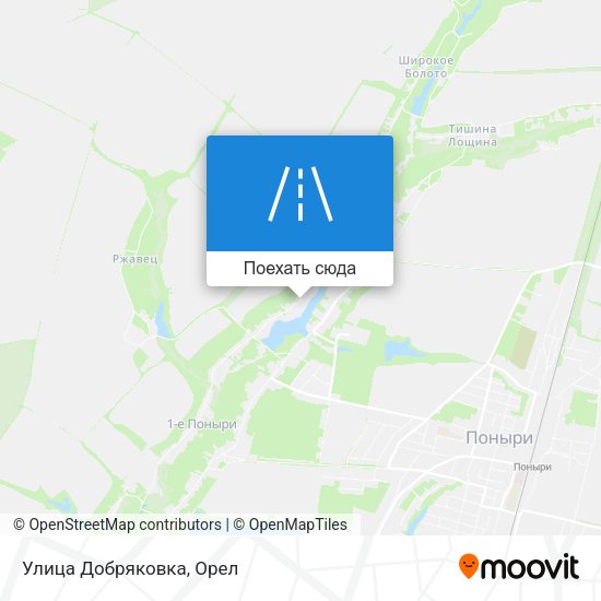 Карта Улица Добряковка