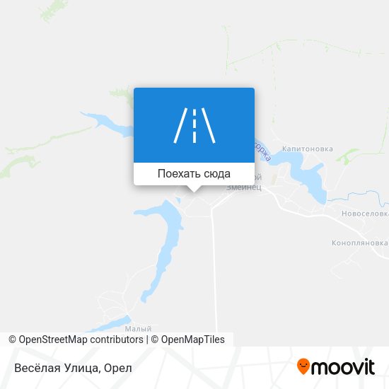 Карта Весёлая Улица