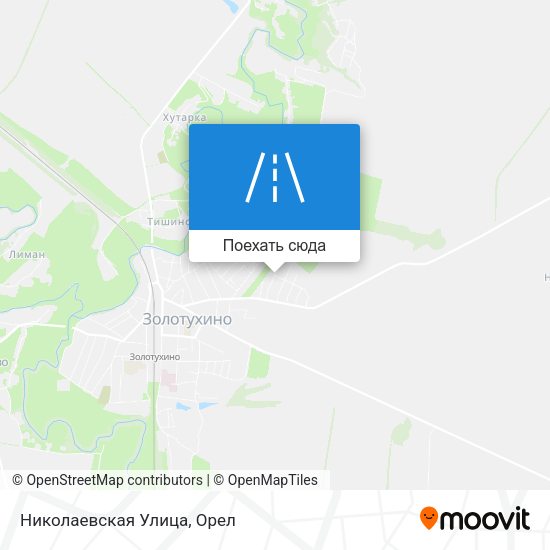 Карта Николаевская Улица