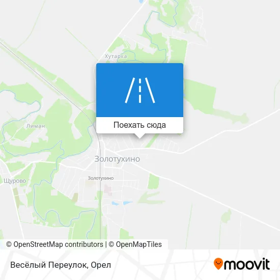 Карта Весёлый Переулок