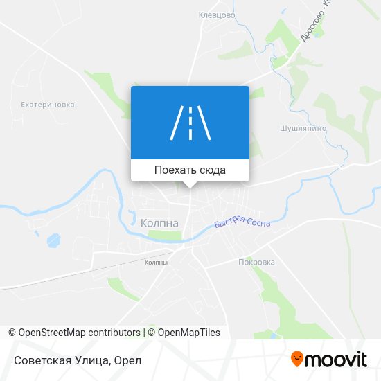 Карта Советская Улица