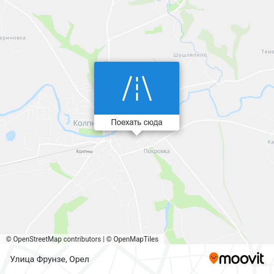 Карта Улица Фрунзе