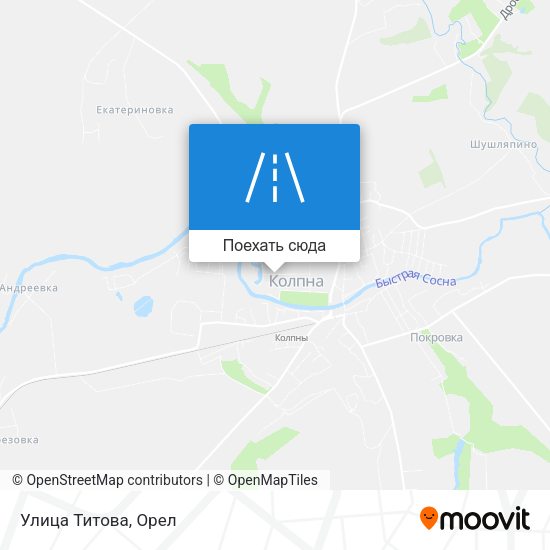 Карта Улица Титова