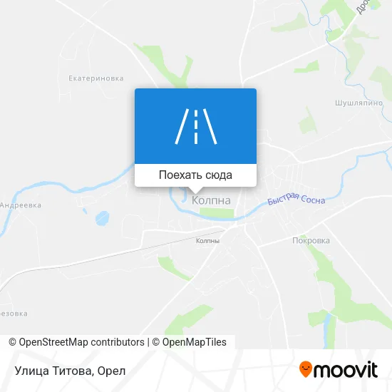 Карта Улица Титова