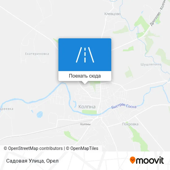 Карта Садовая Улица
