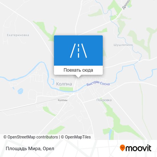 Карта Площадь Мира