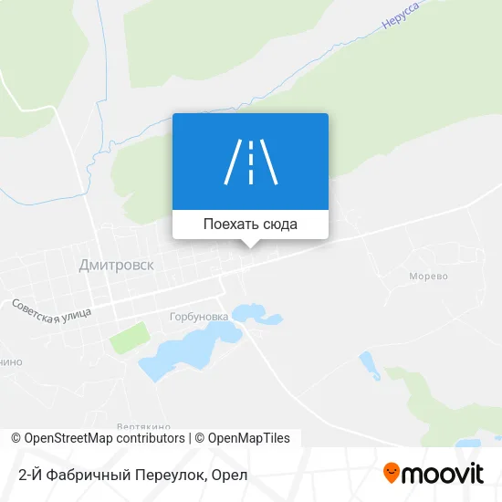 Карта 2-Й Фабричный Переулок