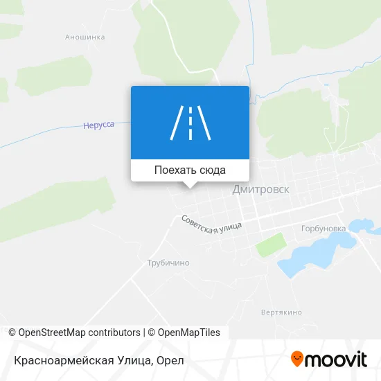 Карта Красноармейская Улица