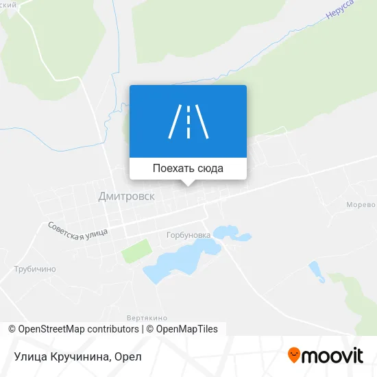 Карта Улица Кручинина