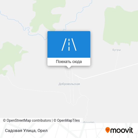 Карта Садовая Улица