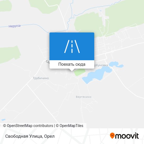 Карта Свободная Улица