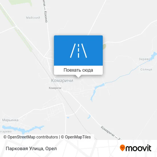 Карта Парковая Улица