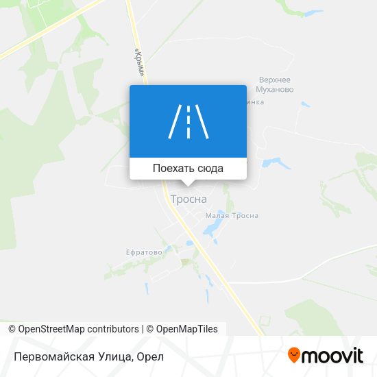 Карта Первомайская Улица