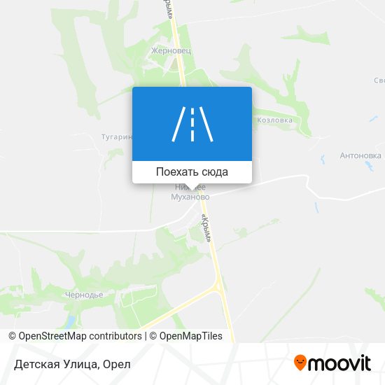 Карта Детская Улица