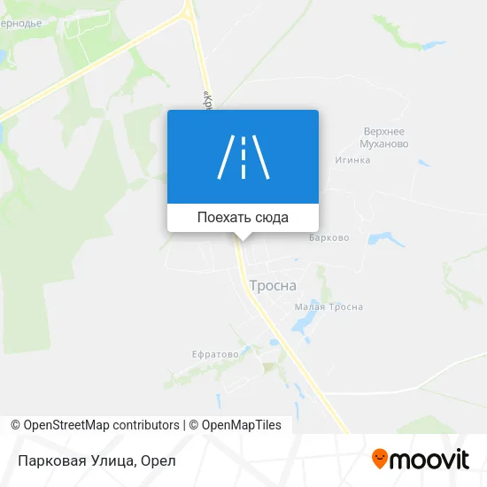 Карта Парковая Улица