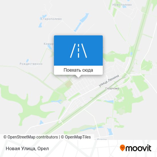 Карта Новая Улица