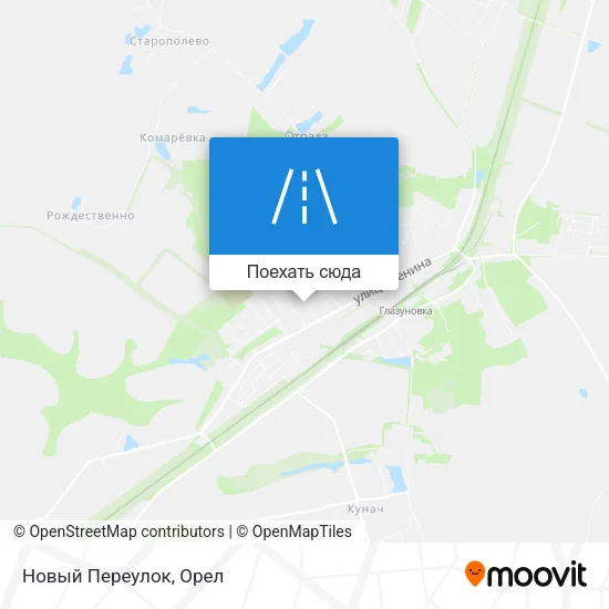 Карта Новый Переулок