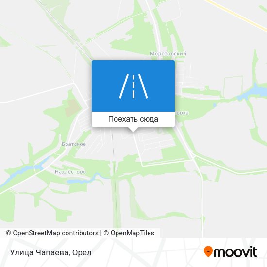 Карта Улица Чапаева