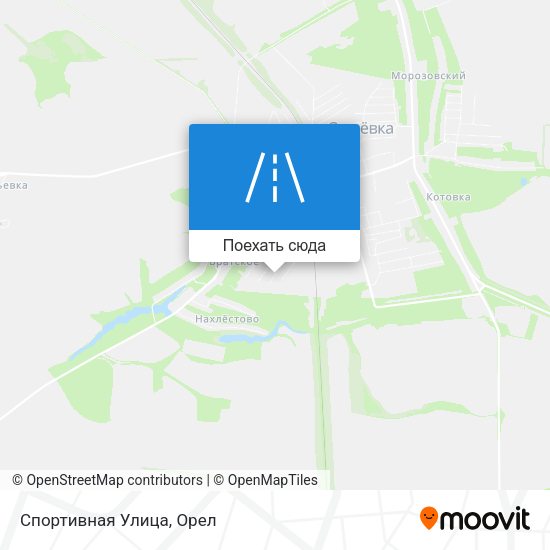 Карта Спортивная Улица