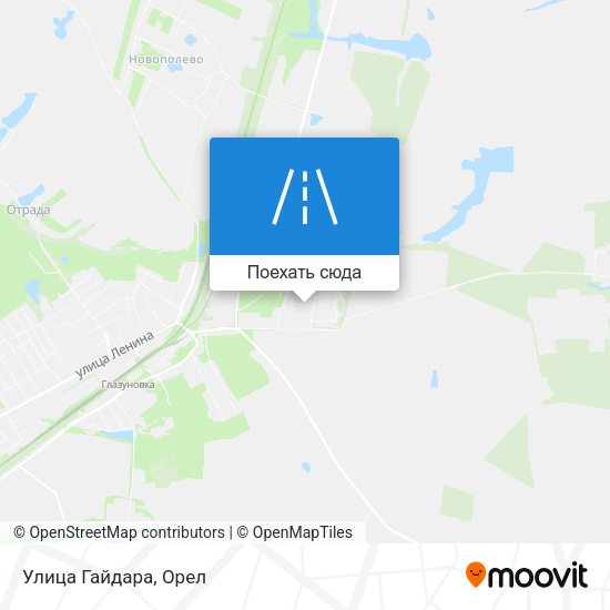 Карта Улица Гайдара