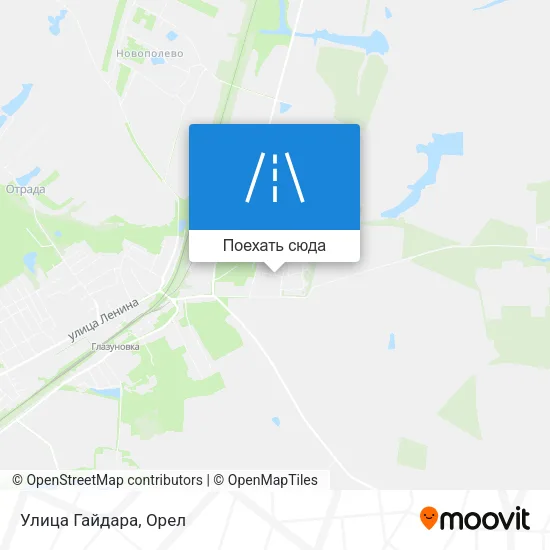 Карта Улица Гайдара