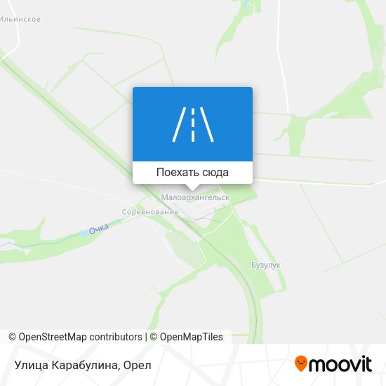 Карта Улица Карабулина