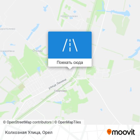 Карта Колхозная Улица