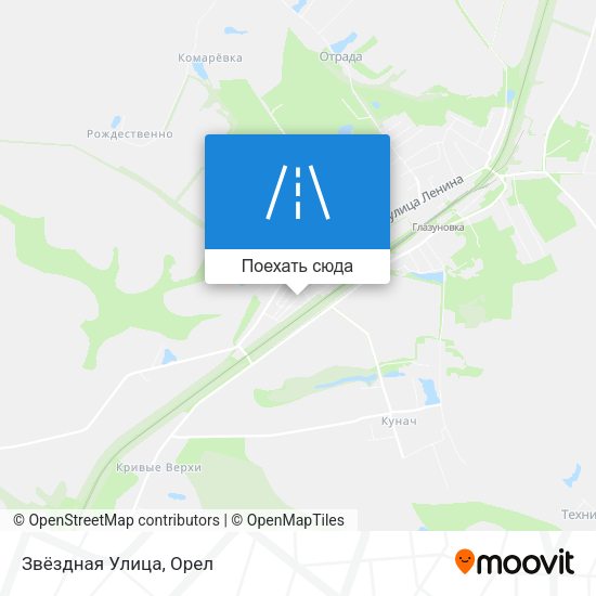 Карта Звёздная Улица