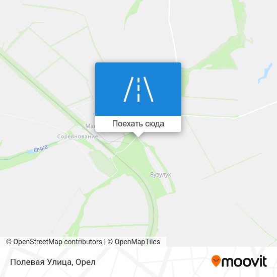 Карта Полевая Улица