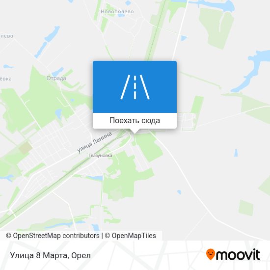 Карта Улица 8 Марта