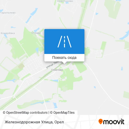 Карта Железнодорожная Улица