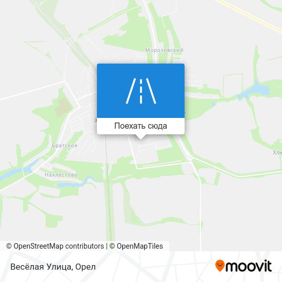 Карта Весёлая Улица