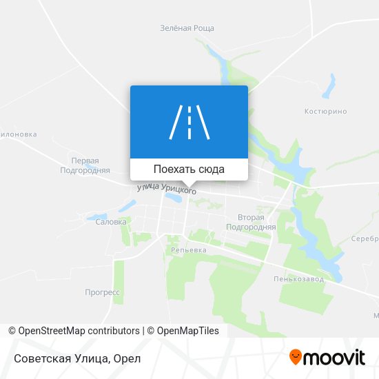 Карта Советская Улица