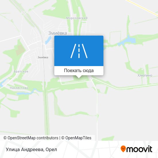 Карта Улица Андреева