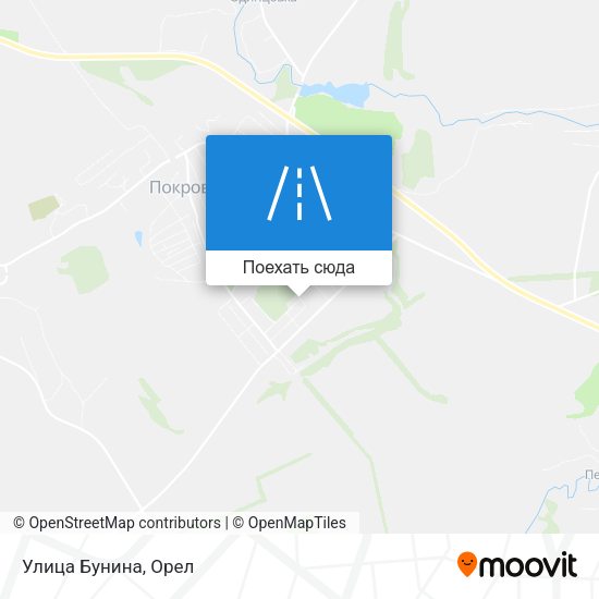 Карта Улица Бунина