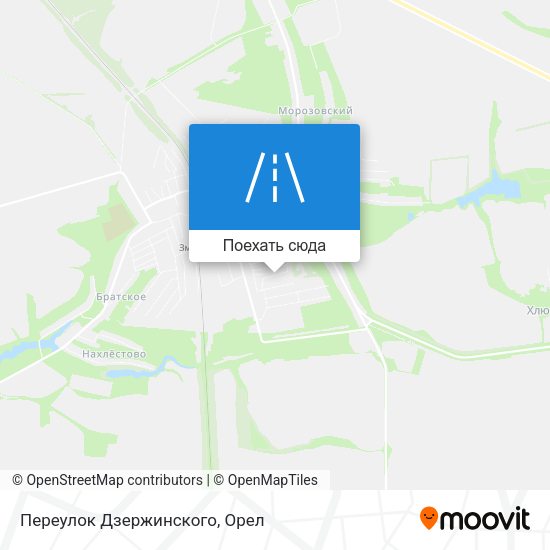 Карта Переулок Дзержинского