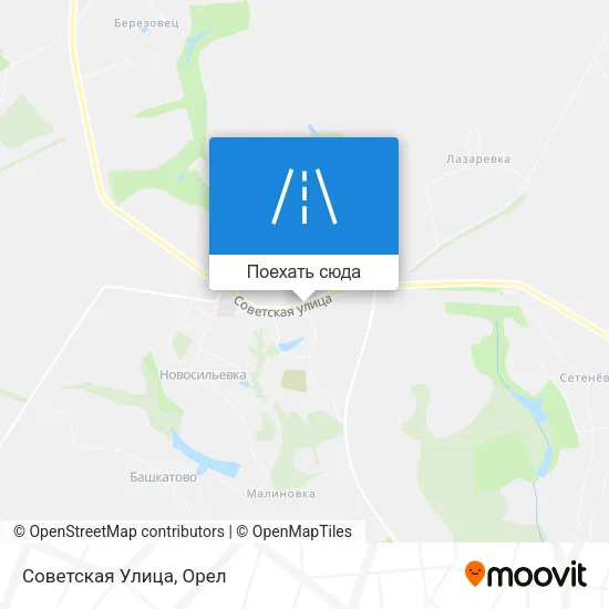 Карта Советская Улица