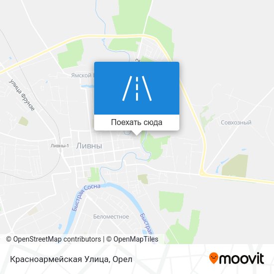 Карта Красноармейская Улица