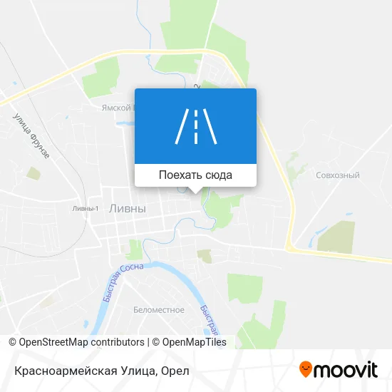 Карта Красноармейская Улица