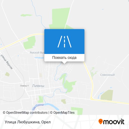 Карта Улица Любушкина