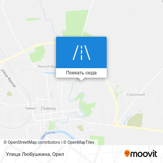 Карта Улица Любушкина