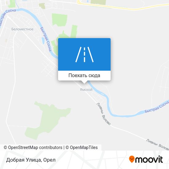 Карта Добрая Улица