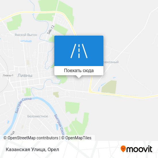 Карта Казанская Улица
