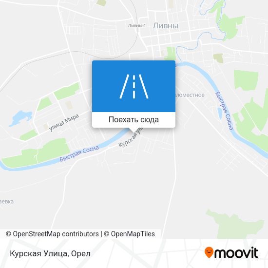 Карта Курская Улица