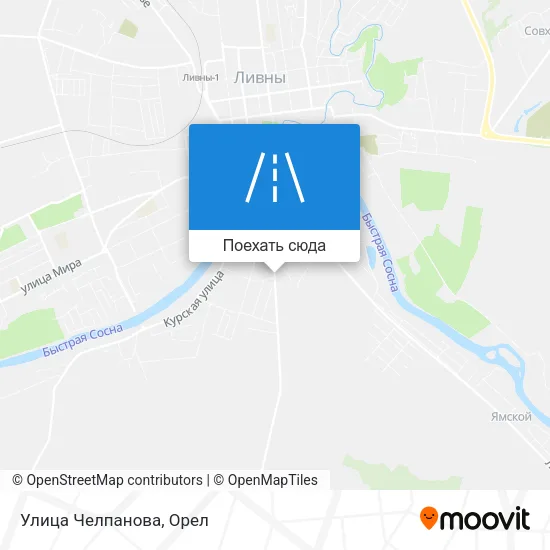 Карта Улица Челпанова