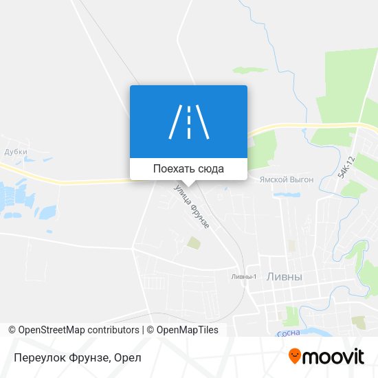Карта Переулок Фрунзе